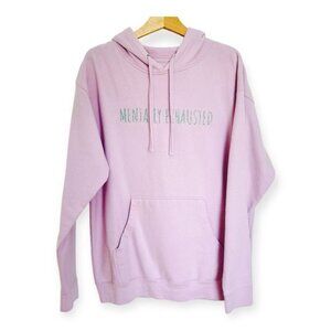 Lilac Hoodie „Mentally Exhausted”